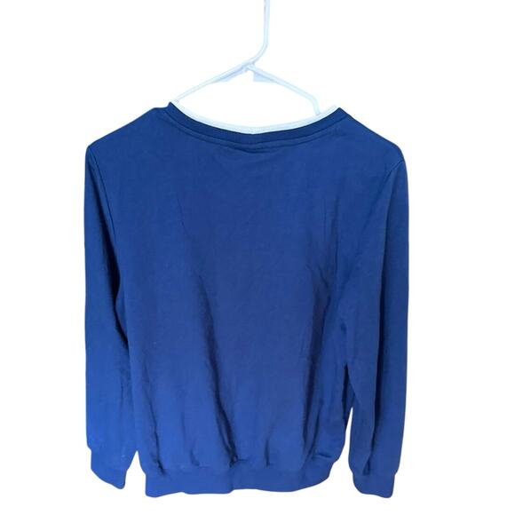 Alfred Dunner Navy Fall Harvest Sweatshirt – Embroidered, Women’s - Picture 6 of 6